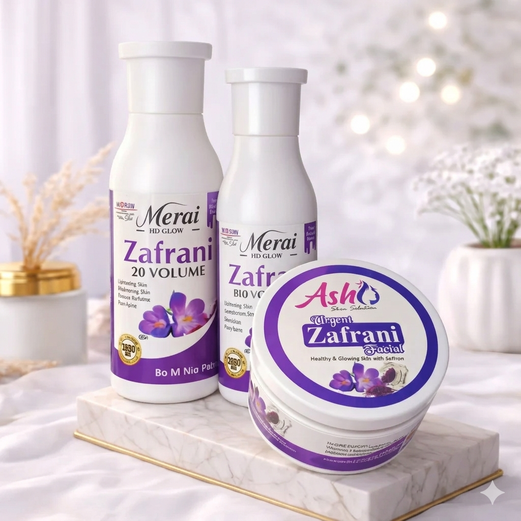 Merai HD Glow Zafrani Facial kit for glowing and healthy skin