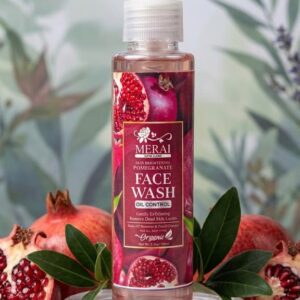 Merai Skin Brightening Pomegranate Face Wash 100ml Oil Control Gentle Exfoliating Cleanser